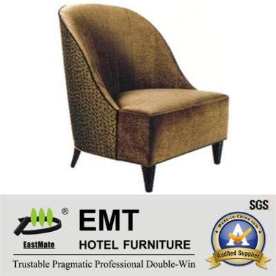 Comfortable Hotel Restaurant Furniture Fabric Upholstery Dining Chair (EMT-HC88)
