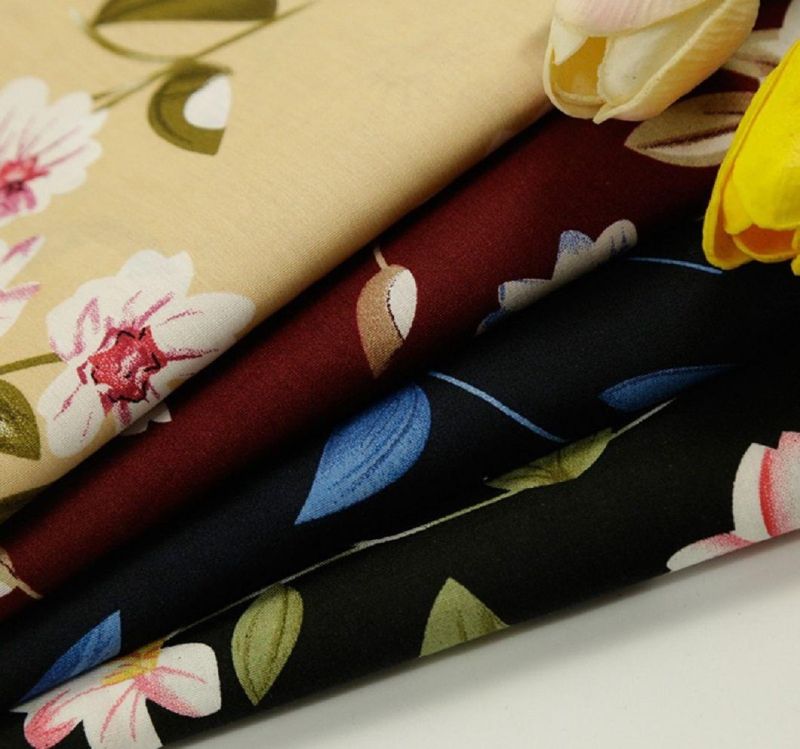 Fashion Textile 100 Cotton Woven Poplin Muslin Digital Printing Shirt Uniform Garment Fabrics for Home Textile Fabric and Garment Fabric and Furniture Fabric