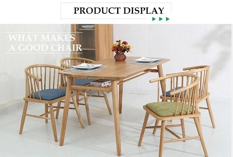 Furniture Modern Furniture Chair Home Furniture Wooden Furniture Most Comfortable Modern Stylish Oak Solid Wood Commercial Furniture Dining Room Arm Chair