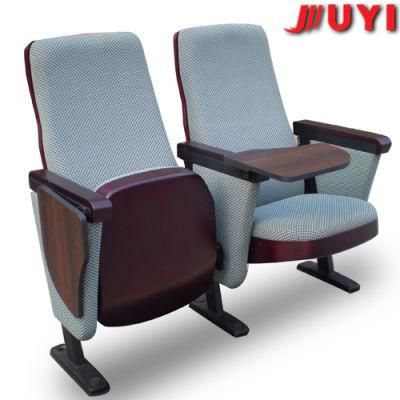 Plastic Backboard Auditorim Chair Spectateur Seats with Writing Tablet Jy-625