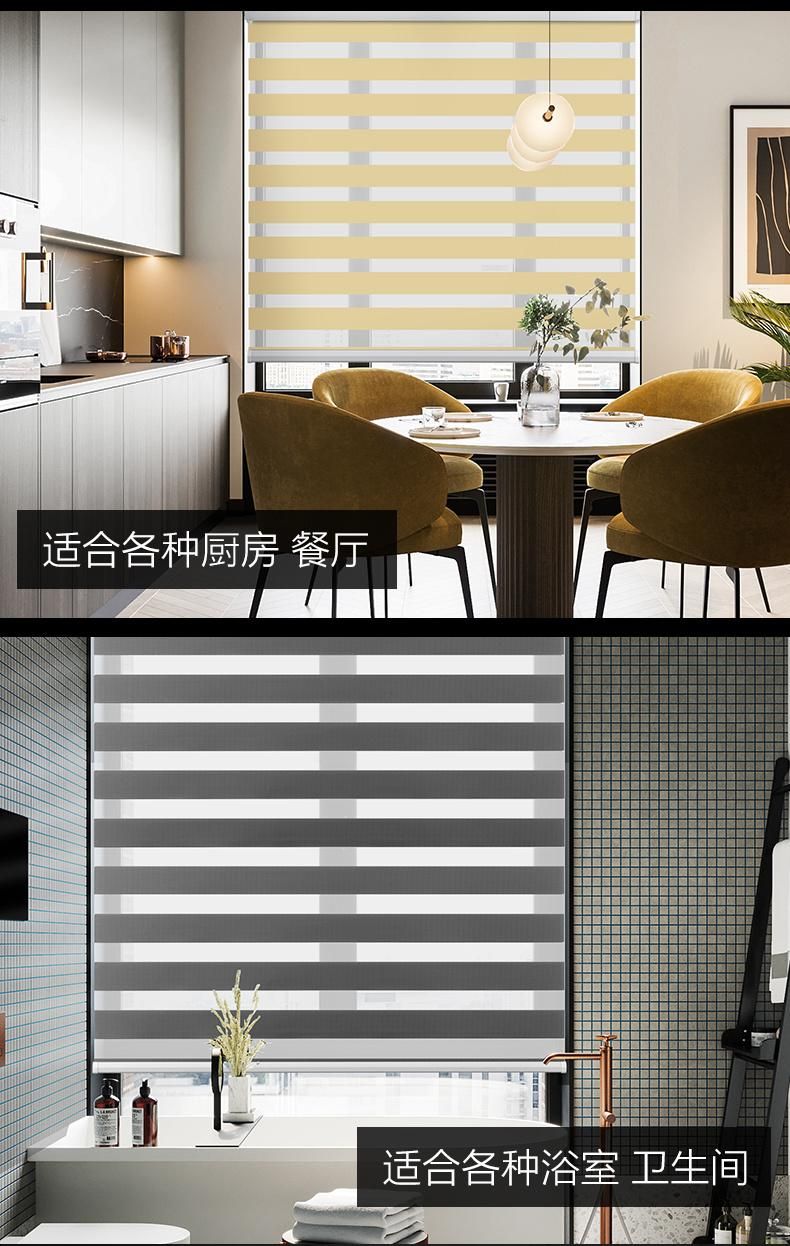 Motorized Roller Blinds/Electrical Zebra Blinds Printed Duo Blinds/Rainbow Duo Shade/Combi Blinds/Duo Window Shades/Mini Blinds/Mini Shade/Mini Blind/Mini Zebra