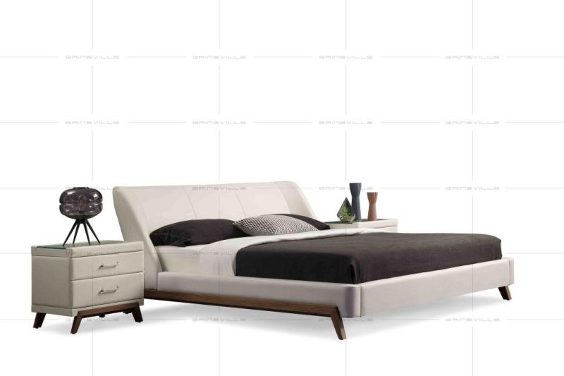 Italy Style Fabric Bed Soft Bed King Double Bed Modern Bed Modern Home Furniture Bedroom Furniture