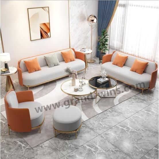 Hot Sale Tufted Chesterfield Leather Sofa French Antique Bedroom Furniture Sets