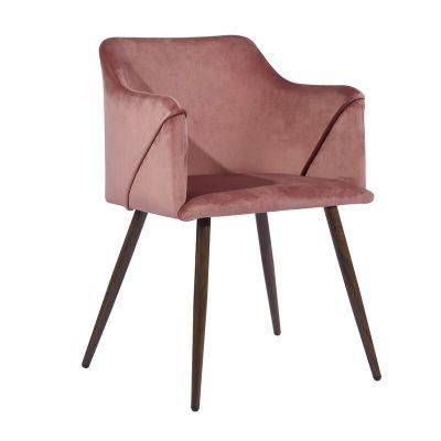 Modern Furniture Comfort Upholstered Fabric Velvet Arm Chair