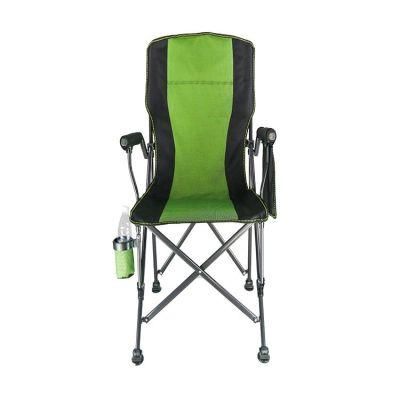 Good Load Bearing Portable and Stowable Adjusted Folding Frame 600d Fabric Portable Folding Metal Chair Klappstuhl