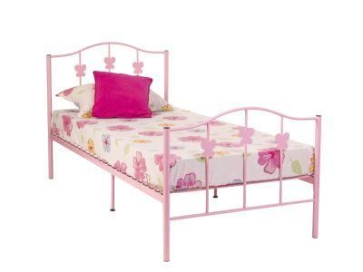2017 Latest Metal Single Bed Design with Steel Tube Base Wholesale