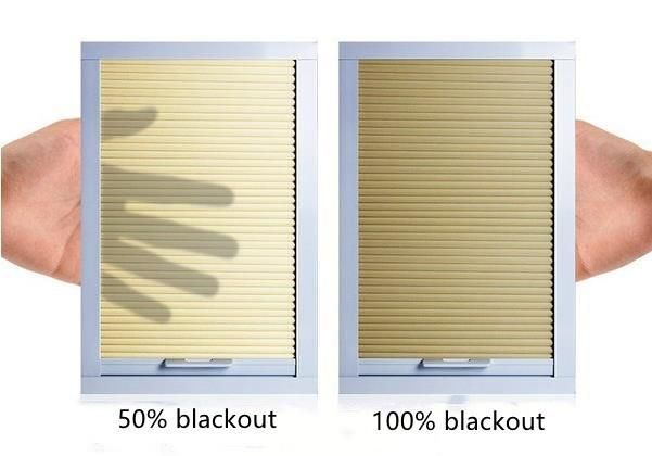 Manual Pattern Cellular Shades Cordless Honeycomb Blinds Full Blackout Fabric Window Shades for Skylight