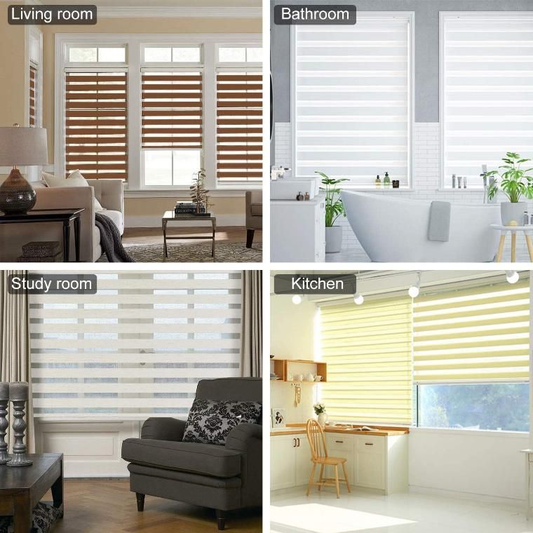 High Quality Blinds Zebra Fabric Zebra Blind Fabric Window in Korea Double Roller Blinds Fabric