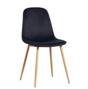 Wholesale Modern Cheap Langfang Velvet Upholstered Dining Chair
