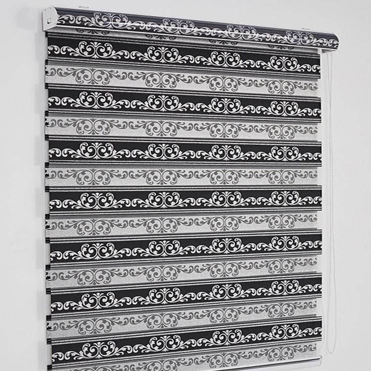 Good Quality Manual Blinds Plastic Chains or Stainless Metal Chains Zebra Roller Blinds