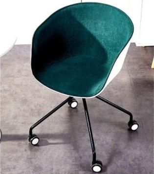 Scandinavian Simple Fashion Office Computer Designer Chair Home Study Game Swivel Pulley Fabric Chair