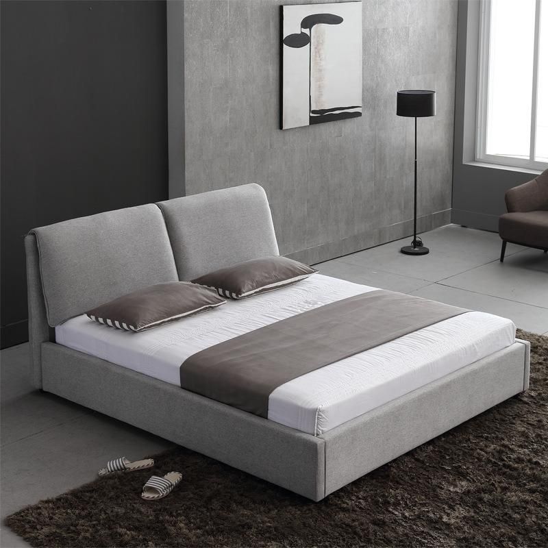 High Quality Bedroom Furniture Soft Bed Frame Queen / King Size Bed