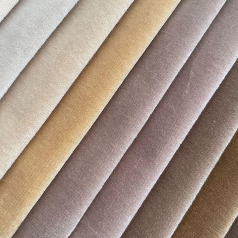 Woven Velvet Cut Pile Fabric Upholstery Fabric (P21013)