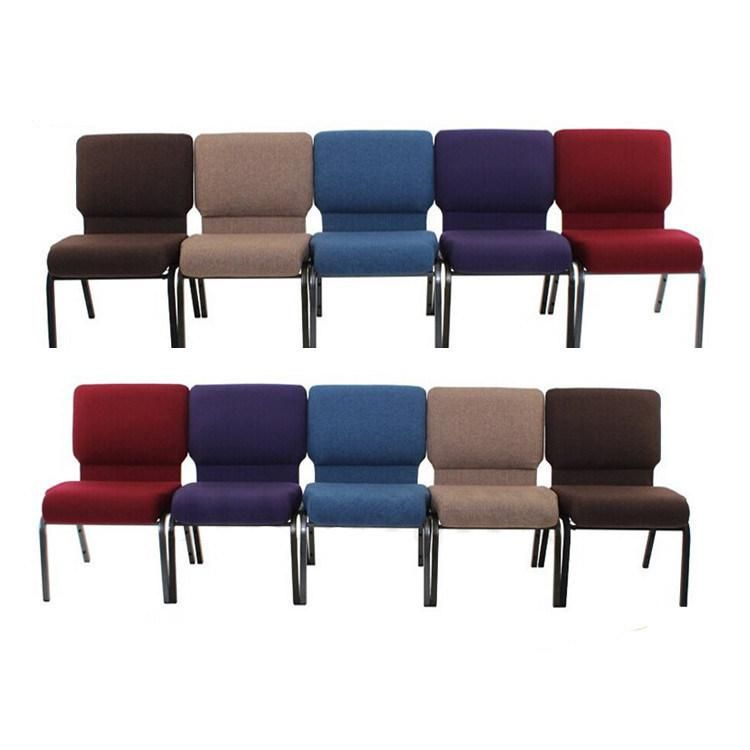 Modern High Quality Fabric Church Glod Frame Hotel Banquet Church Chair