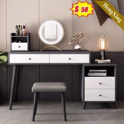 Wholesale New Nordic Modern Minimalist MDF Top Dresser with Chair and Mirror