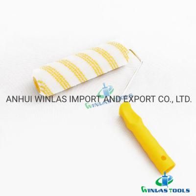 Double Yellow Line Paint Roller Cover with Handle