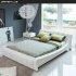 Soft Modern Bed Design Factory Wholesale Home/Hotel Bedroom Furniture King Size Vertical Tufted Double Beds Set
