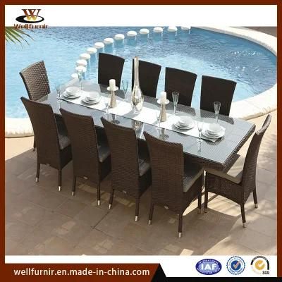Well Furnir Special Leisure Outdoor Table Rattan Chair for 10 PCS (WF-243)