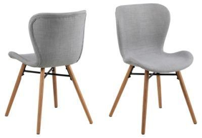 Modern Home Furniture Dining Room Chairs Stainless Steel Legs Velvet Fabric Dining Chairs
