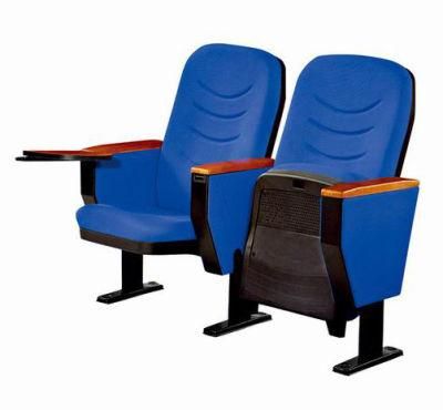 Foshan Factory Cinema Church Folding Leather Fabric Auditorium Chair