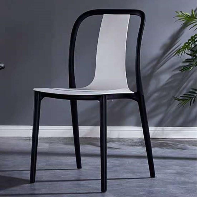 Wholesale Price Nordic Style Modern Outdoor Banquet Chair Plastic Stackable Chair Home Furniture Restaurant Dining Chair for Dining Room