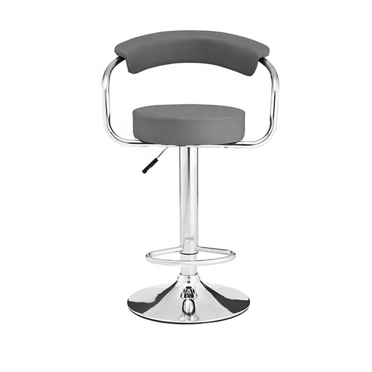 2021 Cheap Home MID Century Vintage Nordic Luxury Comfortable Kitchen Counter Stools High Chair Modern Bar Stool with Gold Leg