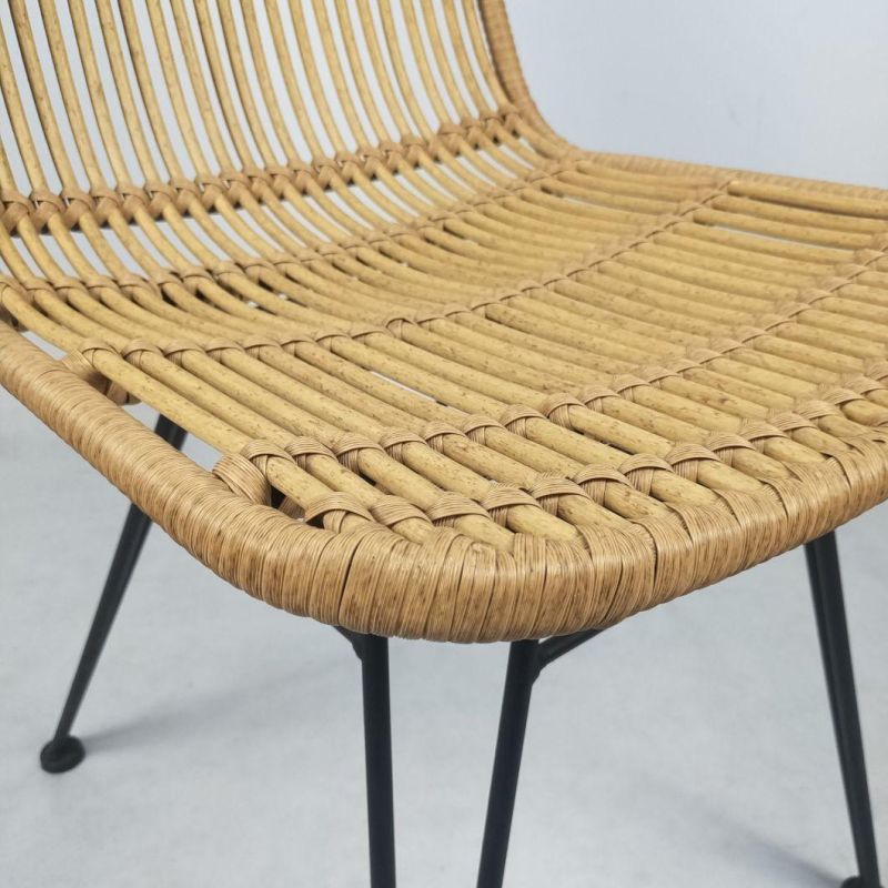 New Products Handsome Non-Wood Aluminum Outdoor Furniture PE Rattan Chairs Single Chairs