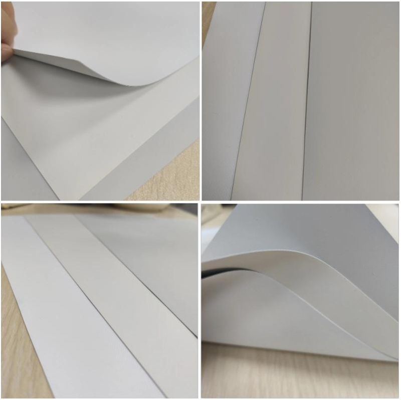 Unisign 0.38mm/550GSM White Fiberglass Curtain Fabric Roller Blinds Window Curtain 100% Blackout