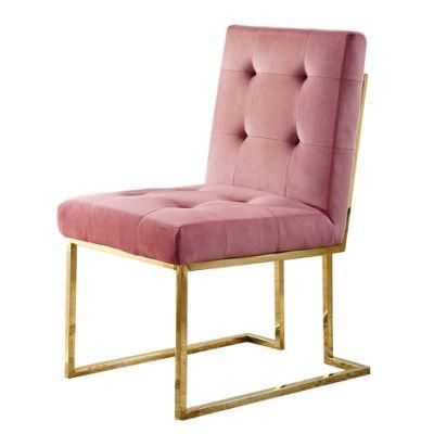 Modern European Style Room Furniture Dining Cover Velvet Dining Chair
