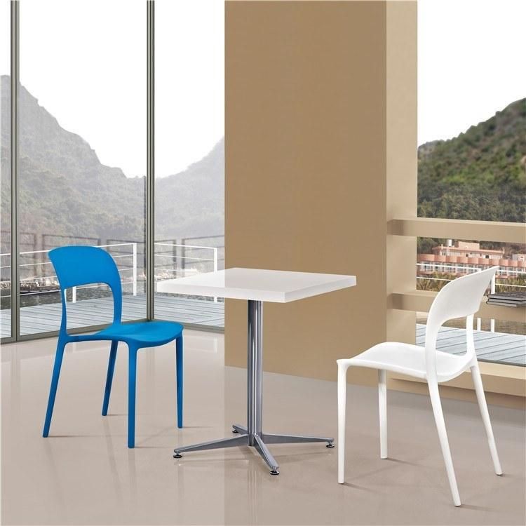 Outdoor Furniture Rental Event White Color Stacking Industrial Restaurant Dining Chair Modern Plastic Chair