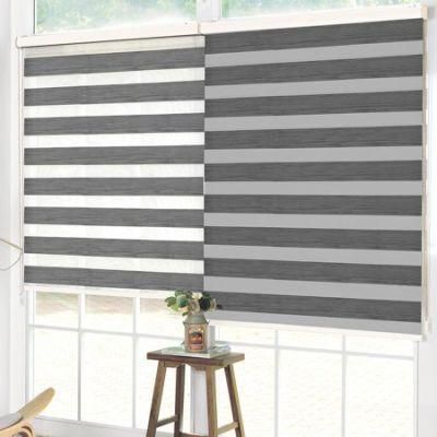 Modern Home Decor Remote Control Blackout Zebra Blind