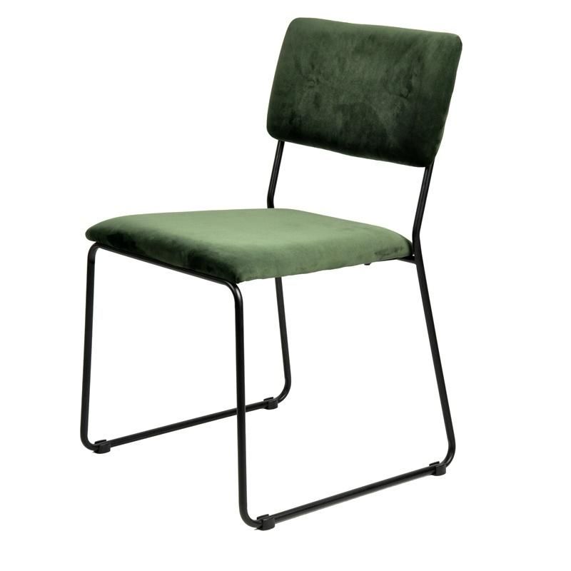 Wholesale Design Room Furniture Nordic Velvet Modern Luxury Fabric Dining Chairs