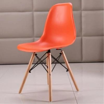 Best Seller Plastic Material French Nordic Scandinavian Wooden Dining Chairs for Home Furniture