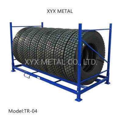 Folding Storage Warehouse Stacking Tire Rack