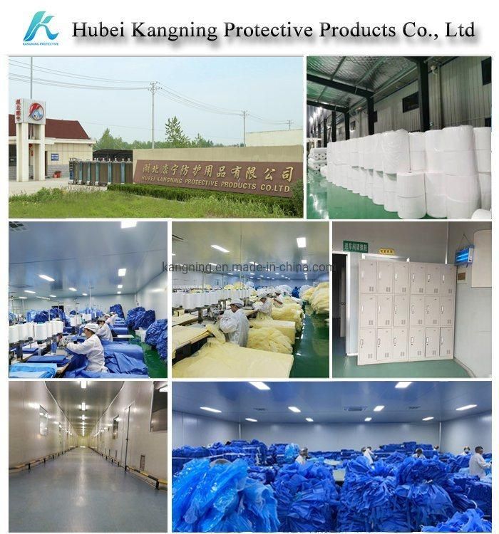 Disposable Biodegradable Waterproof Blue Hotel Non Woven Operation Massage SPA Hospital Fitted Medical Surgical Bed Nonwoven Sheets Bed Cover with Elastic