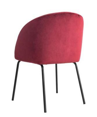 New Design Cheap Modern Velvet Comfortable Fabric Dining Room Chair /Chair Dining