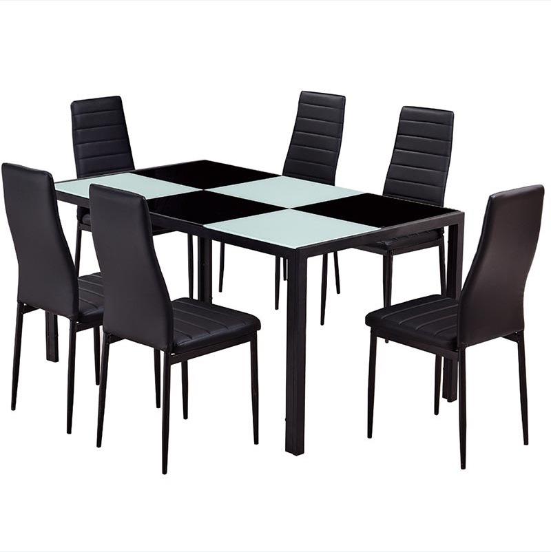 China Dining Room Furniture Vendor Wholesale Cheap French 8 Seater or 12 Seater Modern Glass Dining Table Designs