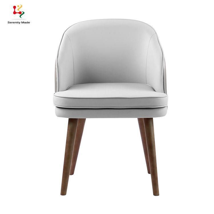 Modern Scandinavian Design Coffee Shop Fabric Upholstery Dining Chair