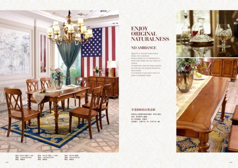 American Personal Wooden Luxury Home Dining Room Furniture