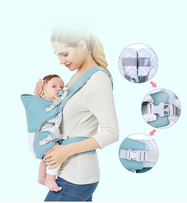 Baby Sling Four Seasons Multi-Function Baby Artifact Front-Hold Front and Rear Dual-Use Light Stool Baby Carrier Backpack