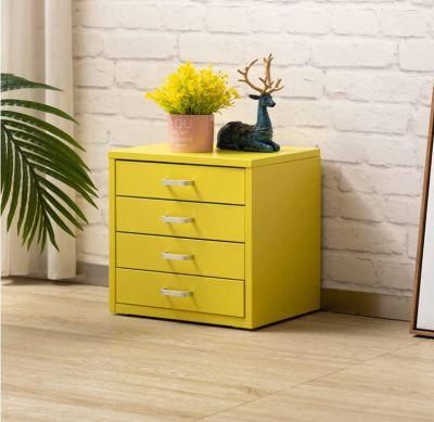 4-Drawer Desktop Organizer, Metal Filing Cabinet, Multi-Functional Desk Storage Organization Filing Cabinet