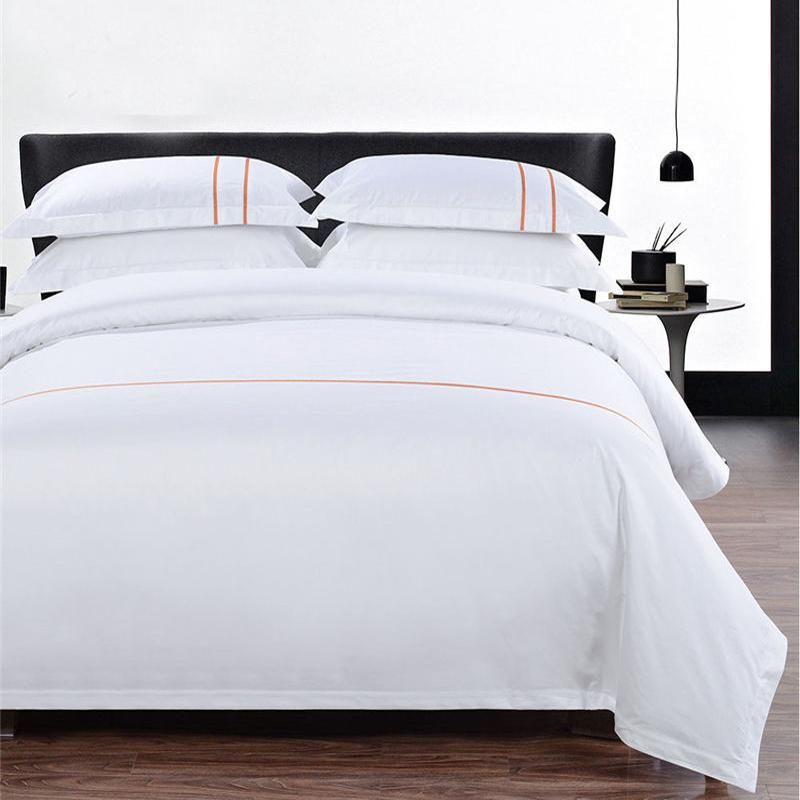 Wholesale Deluxe Deep Pocket Duvet Cover Cotton Fabric for Queen Bed