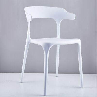 Europe Simple Design Home Furniture Chair Spacesaving Milano Hotel Restaurant Dining Room Plastic Dining Chair