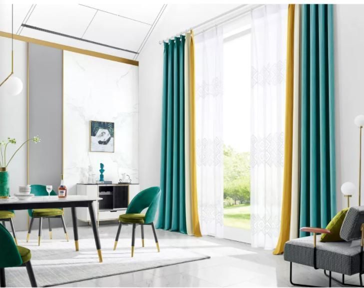 Wholesale Cheap Price Blackout Window Curtain Polyester Fabric Roller Blinds