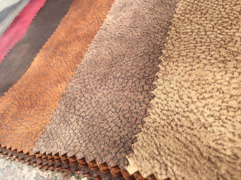 Polyester Fabric Suede Fabric for Sofa Covering (K033)