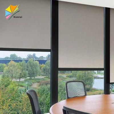 PVC Fabric Aluminum Frame Motorized Blinds for Outdoor and Indoor
