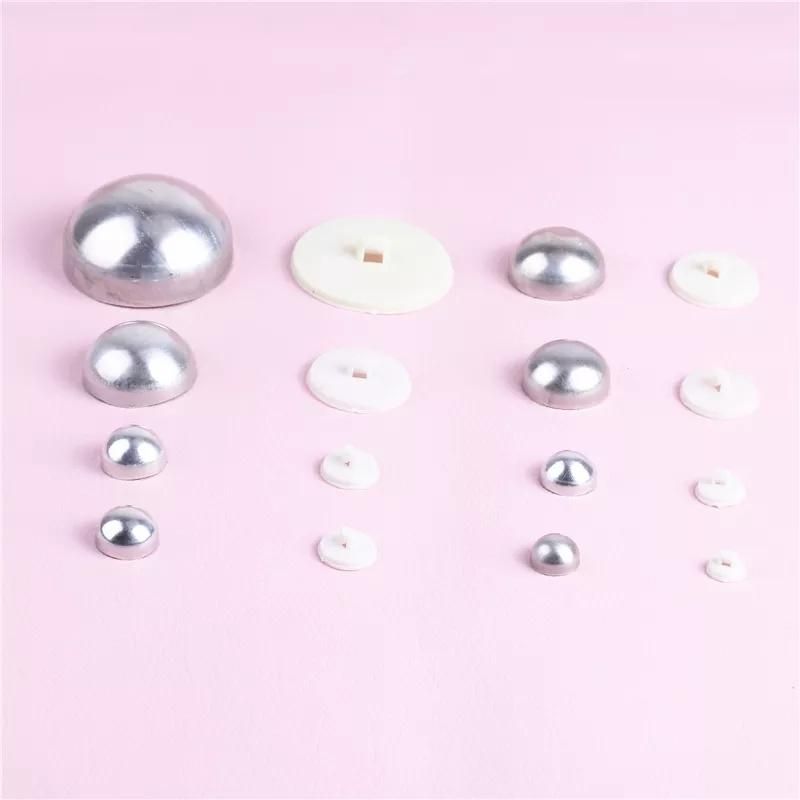 Wholesales Plastic Shank Back Buckle Fabric Cloth Covered Component Decoration Mushroom Cap Sofa, Headwear Jewelry