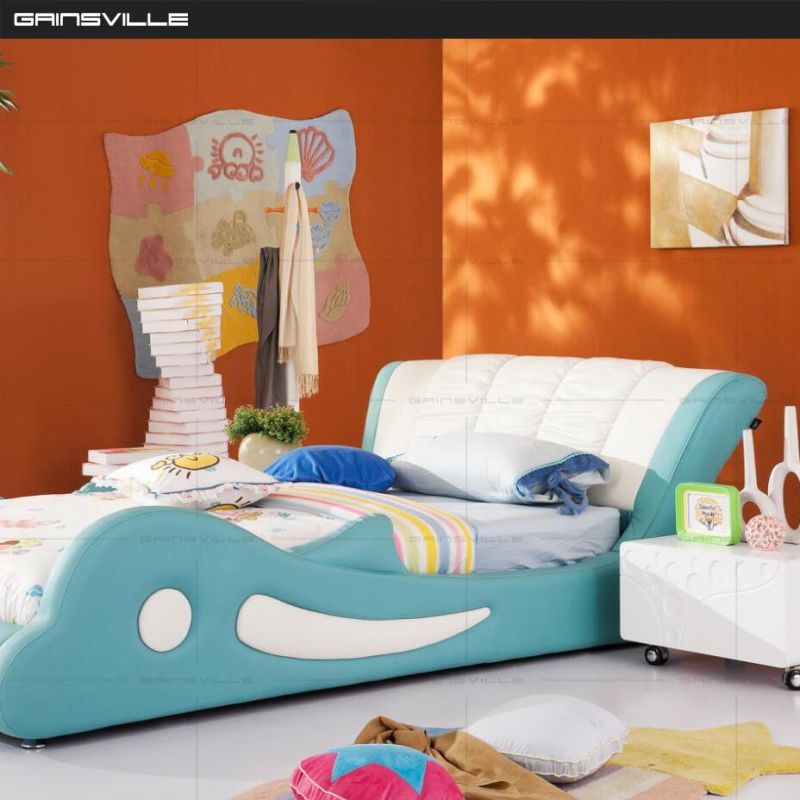 Cool Yellow Car Toddler Kids Beds Set Upholstered Children Bedroom Furniture Child Single Bed for Boys/Girls