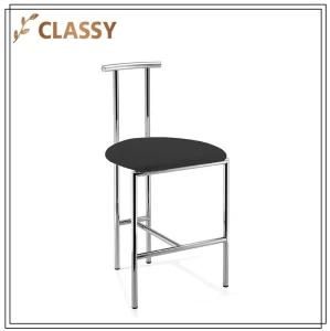 Stainless Steel Dining Chair Upholstered Fabric Chair Indoor Use Chair
