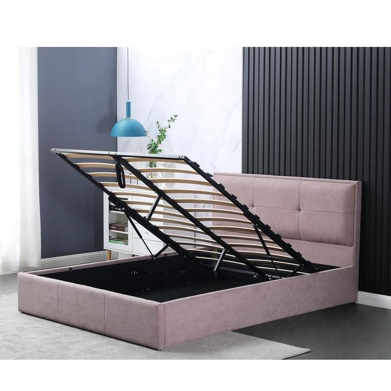 Modern Luxury Latest Queen and King Size Metal Double Bed Frames for Gaming Room